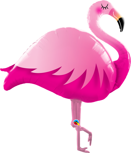 57807. Globo No. 46 Metálico Flamingo Rosado Qualatex (1)