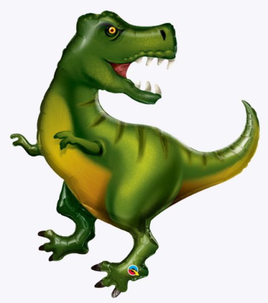 88459. Globo No. 42 Metálico Dinosaurio T-Rex Qualatex (1)