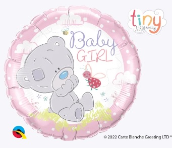 28170. Globo No. 18 Metálico Osito Teddy Baby Girl Qualatex (1)