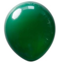 4162. Globo No.5 Verde Oscuro Celetex (50 uds)