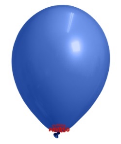 3777. Globo No. 9 Azul (Estándar Azul Royal) Payaso (50uds)