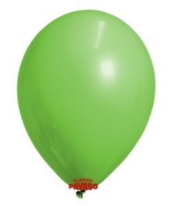 4478. Globo No. 5 Verde Limón Payaso (50uds)