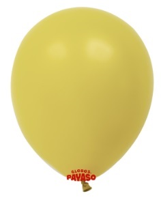 8212. Globo No. 5 Mostaza Ocre (Vintage Ocre) Payaso (50uds)