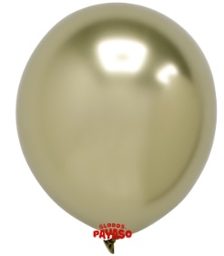 8426. Globo No. 5 Chrome Dorado (Platinum Oro) Payaso (50uds)