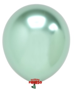 8464. Globo No. 5 Chrome Verde (Platinum Verde) Payaso (50uds)