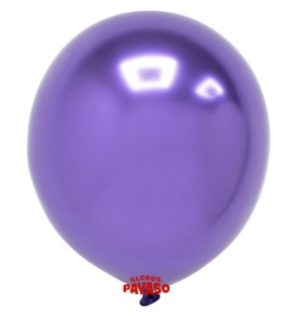 8471. Globo No. 5 Chrome Morado (Platinum Violeta) Payaso (50uds)