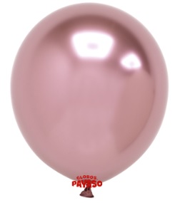 8488. Globo No. 5 Chrome Oro Rosa (Platinum Rose Gold) Payaso (50uds)